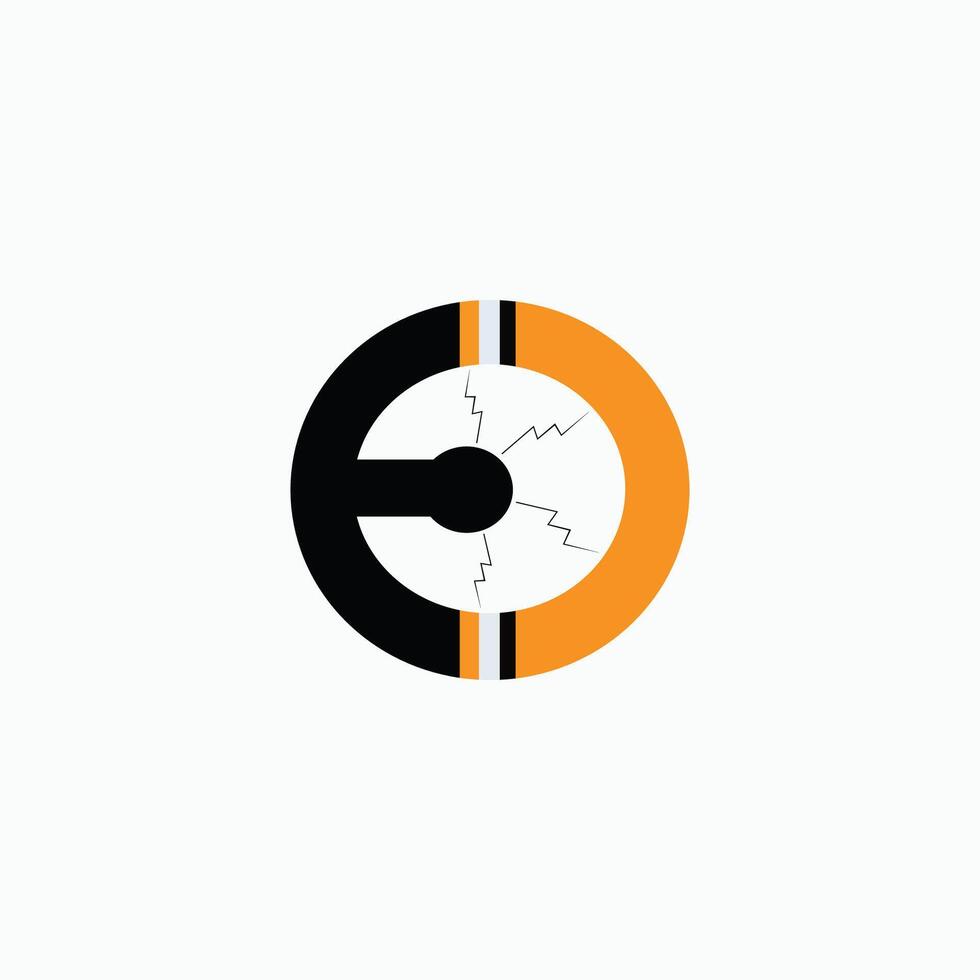 Initial letter  CE or EC logo vector logo design