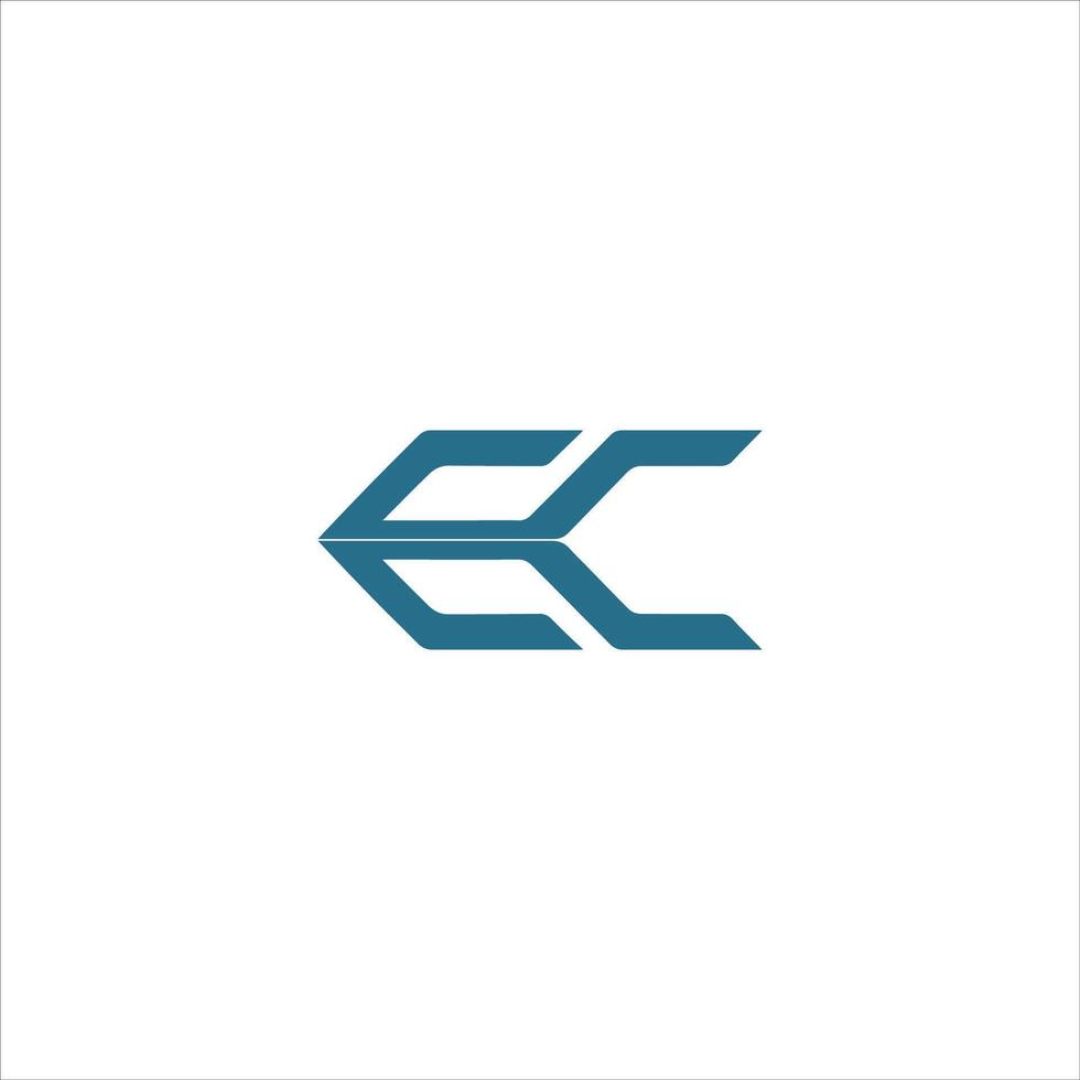 Initial letter  CE or EC logo vector logo design