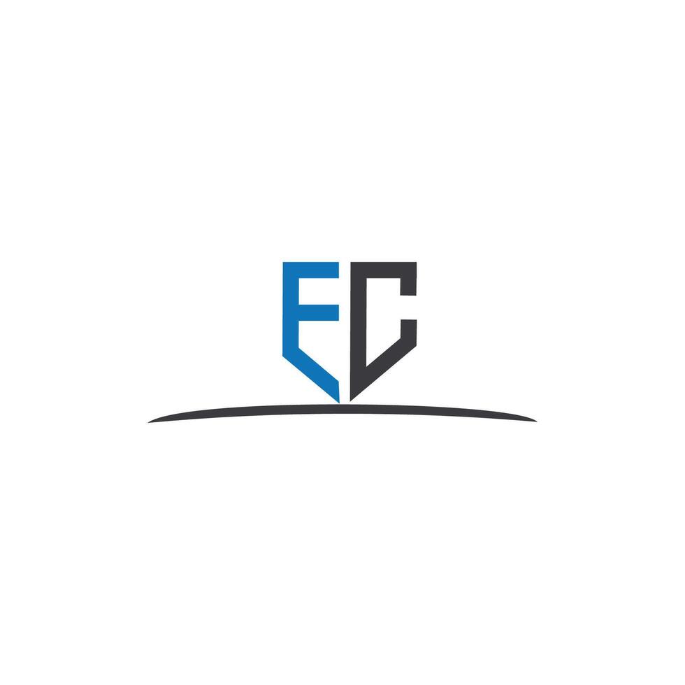 Initial letter  CE or EC logo vector logo design