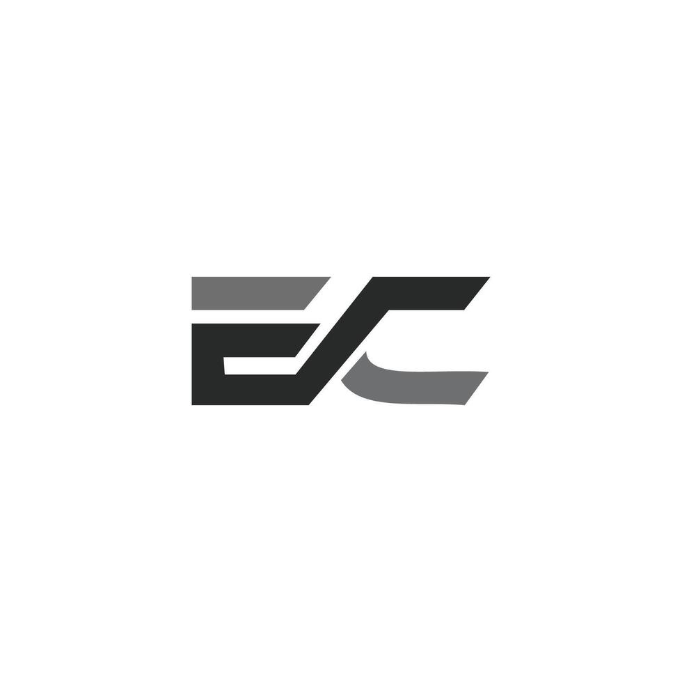 Initial letter  CE or EC logo vector logo design