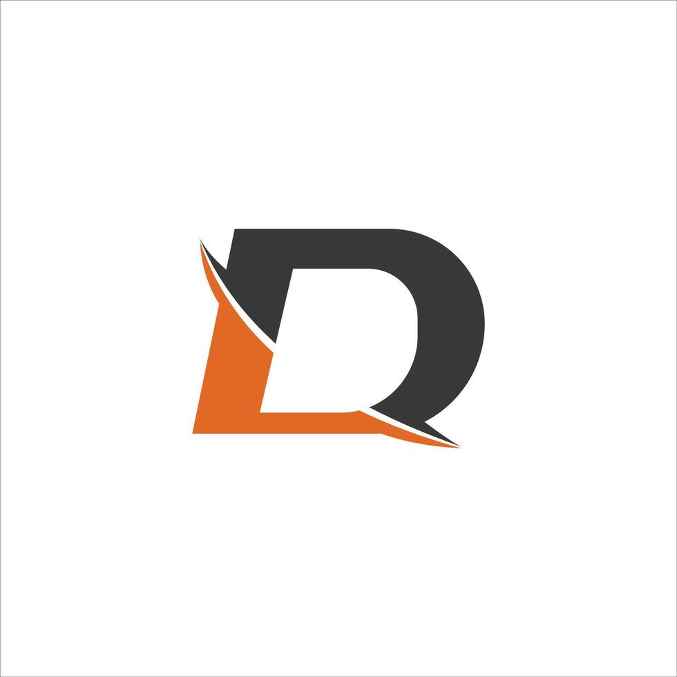 Initial letter dl or ld logo design template.dl and ld letter logo design vector