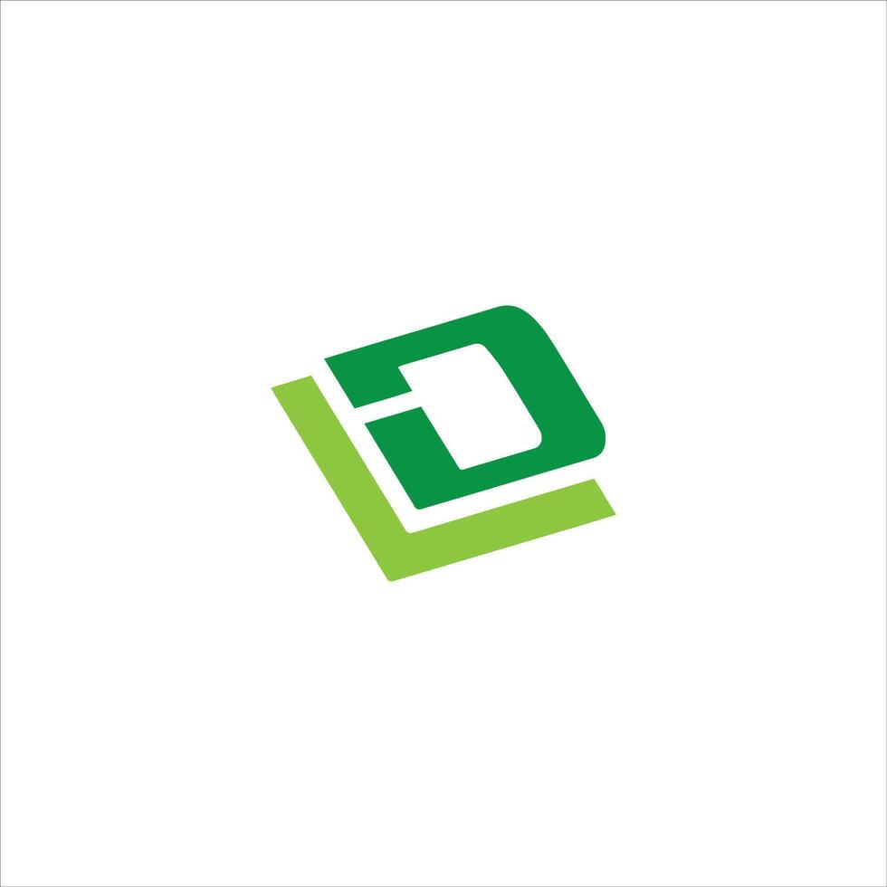 Initial letter dl or ld logo design template.dl and ld letter logo design vector