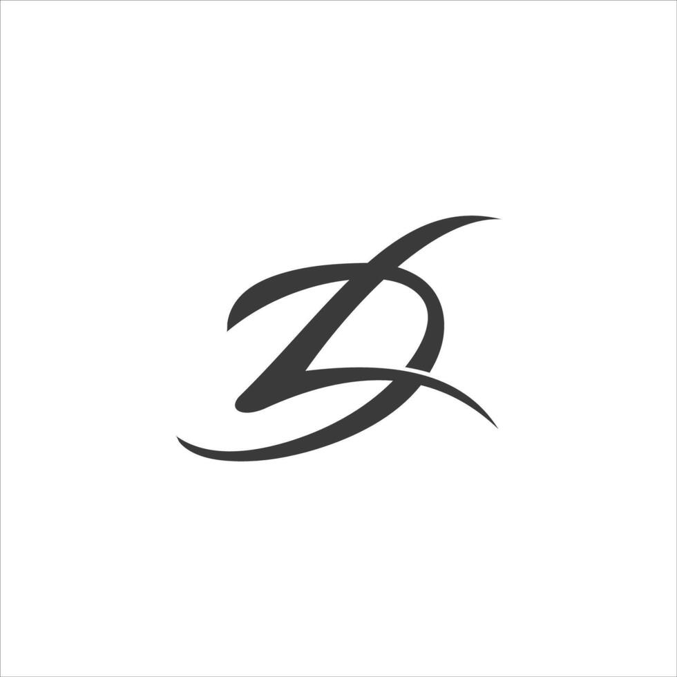 Initial letter dl or ld logo design template.dl and ld letter logo design vector
