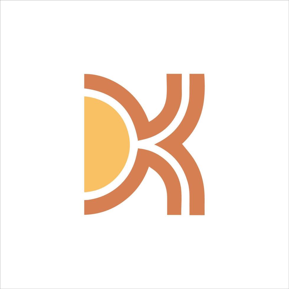 dk and kd letter logo design.dk,kd initial based alphabet icon logo design vector