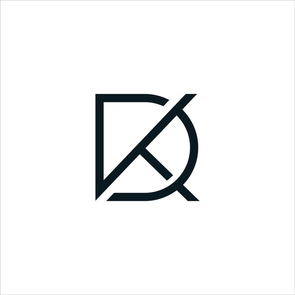 dk and kd letter logo design.dk,kd initial based alphabet icon logo design vector