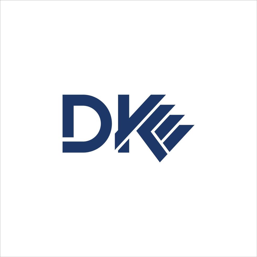 dk y kd letra logo diseño.dk,kd inicial establecido alfabeto icono logo diseño vector