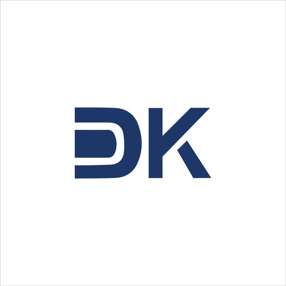 dk y kd letra logo diseño.dk,kd inicial establecido alfabeto icono logo diseño vector