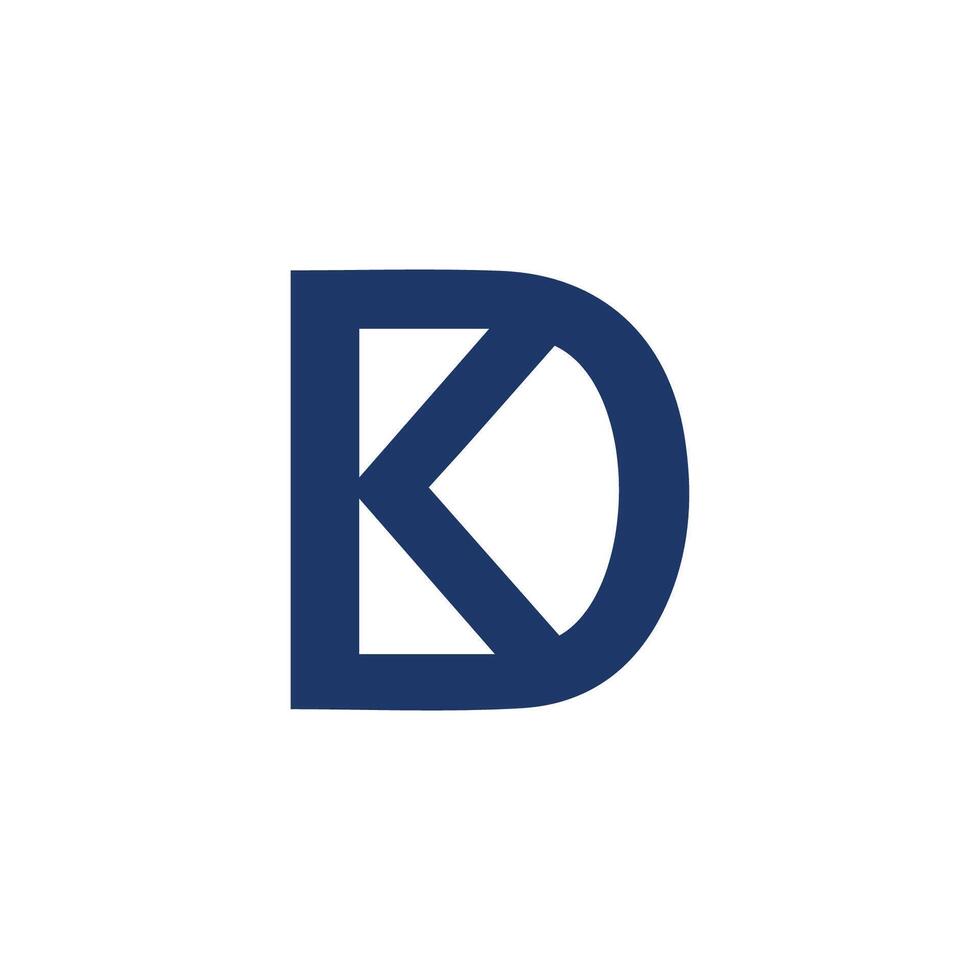 dk and kd letter logo design.dk,kd initial based alphabet icon logo design vector