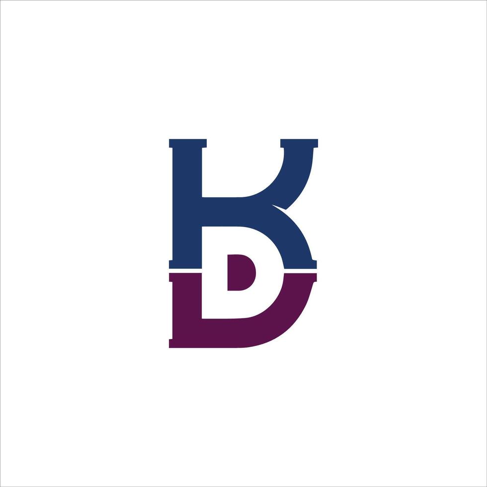 dk and kd letter logo design.dk,kd initial based alphabet icon logo design vector