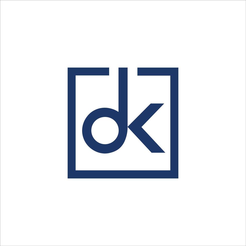 dk and kd letter logo design.dk,kd initial based alphabet icon logo design vector