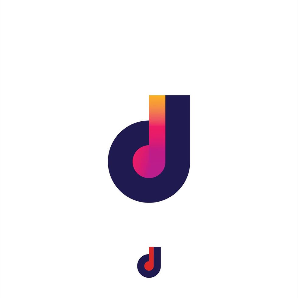 dj and jd letter logo design .dj,jd initial based alphabet icon logo design vector