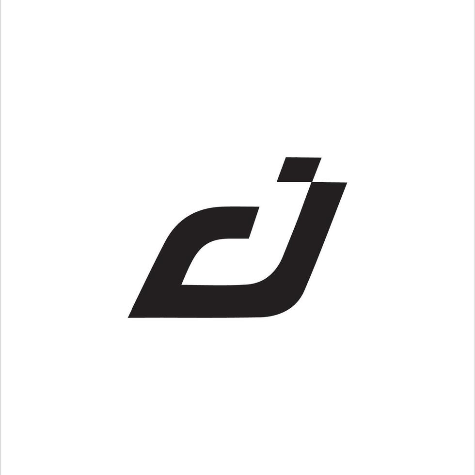 dj and jd letter logo design .dj,jd initial based alphabet icon logo design vector