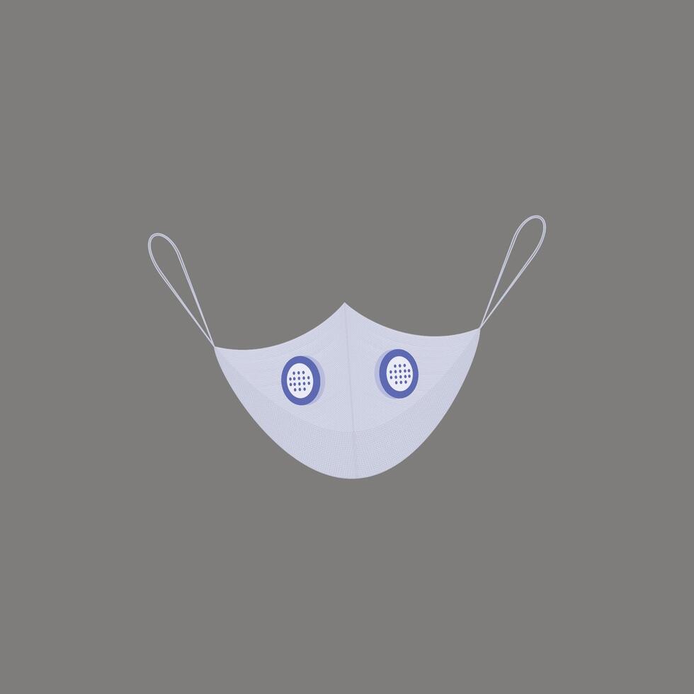 Mask design for prevention of corona virus in illustrator vector