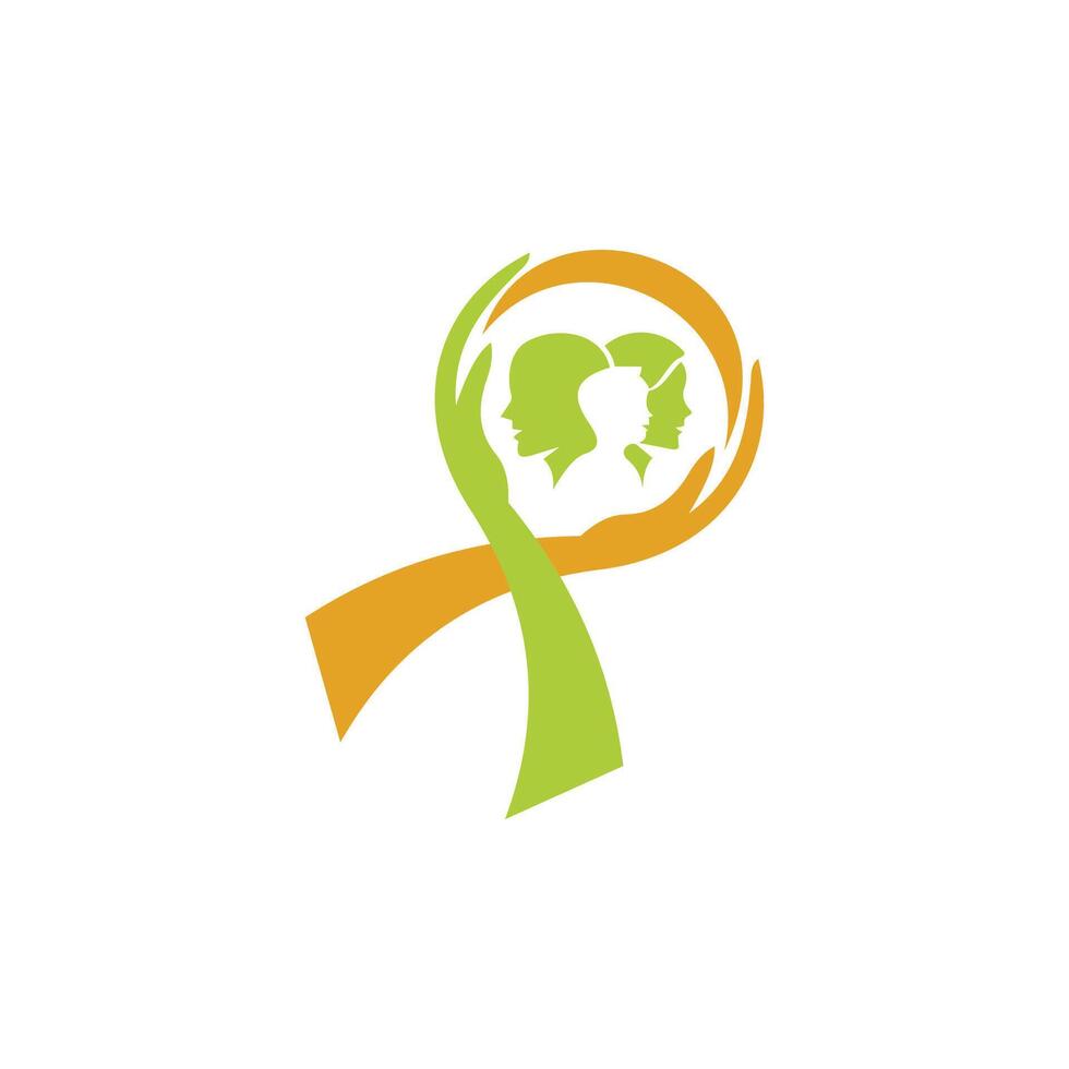 Vector image of icon pink ribbon. cancer awareness Desing