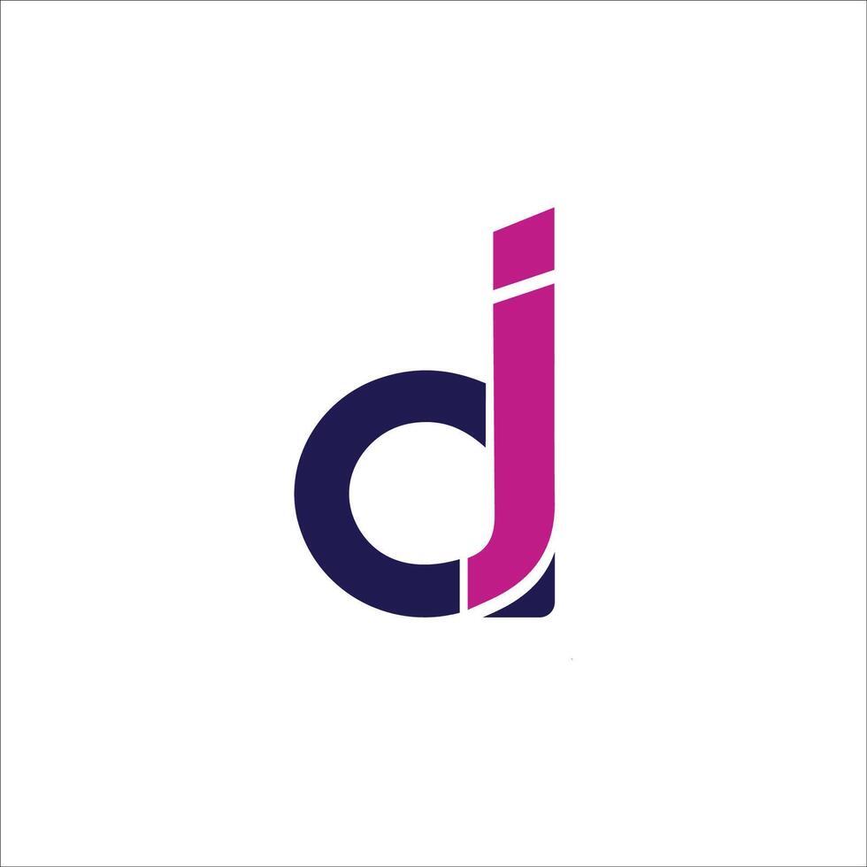 dj and jd letter logo design .dj,jd initial based alphabet icon logo design vector