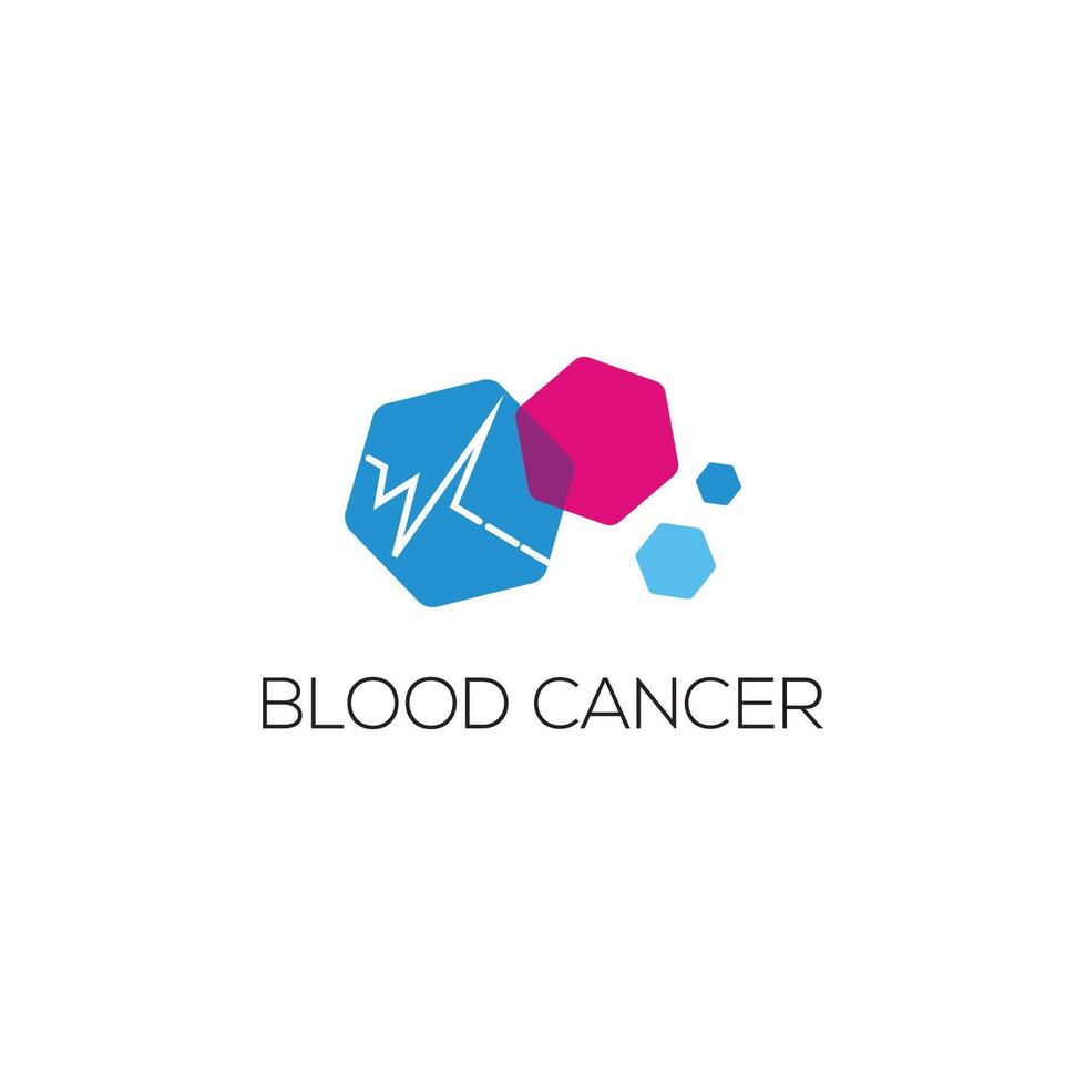 cancer vector icon design Template. Blood Cancer logo design.