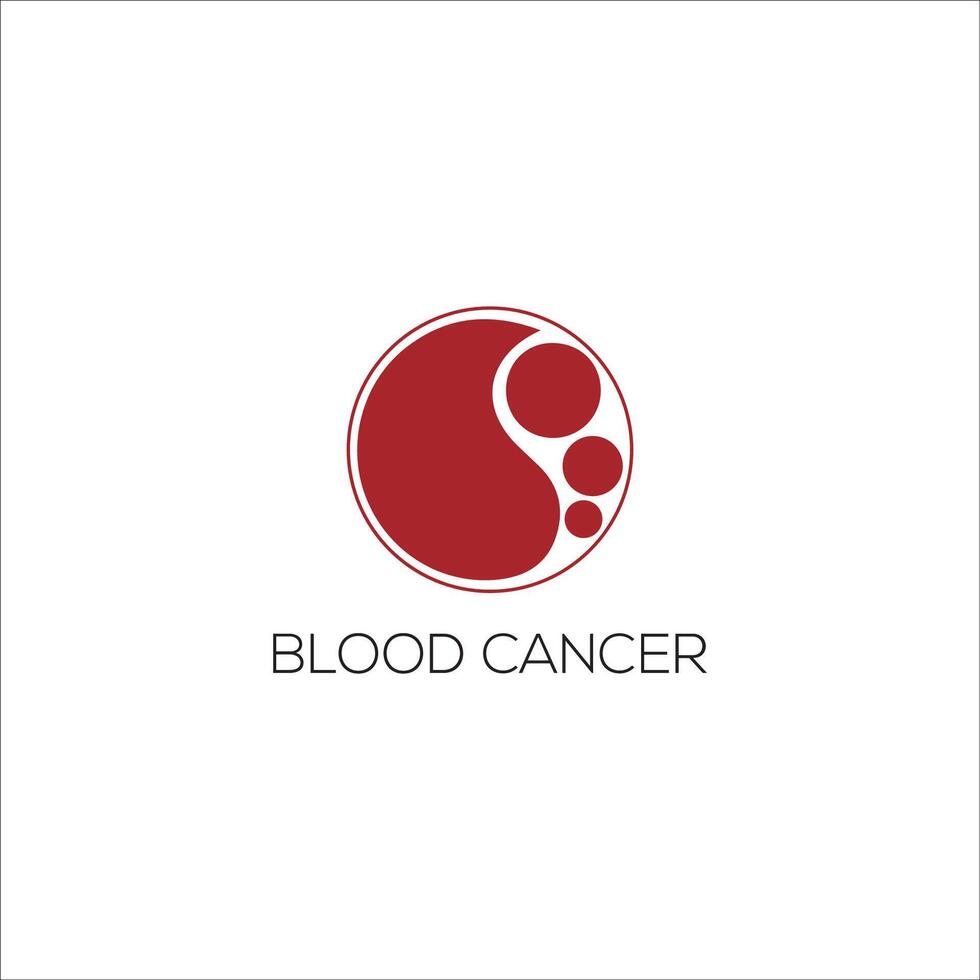 cancer vector icon design Template. Blood Cancer logo design.