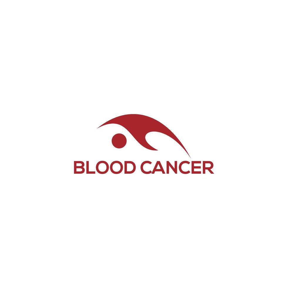 cancer vector icon design Template. Blood Cancer logo design.