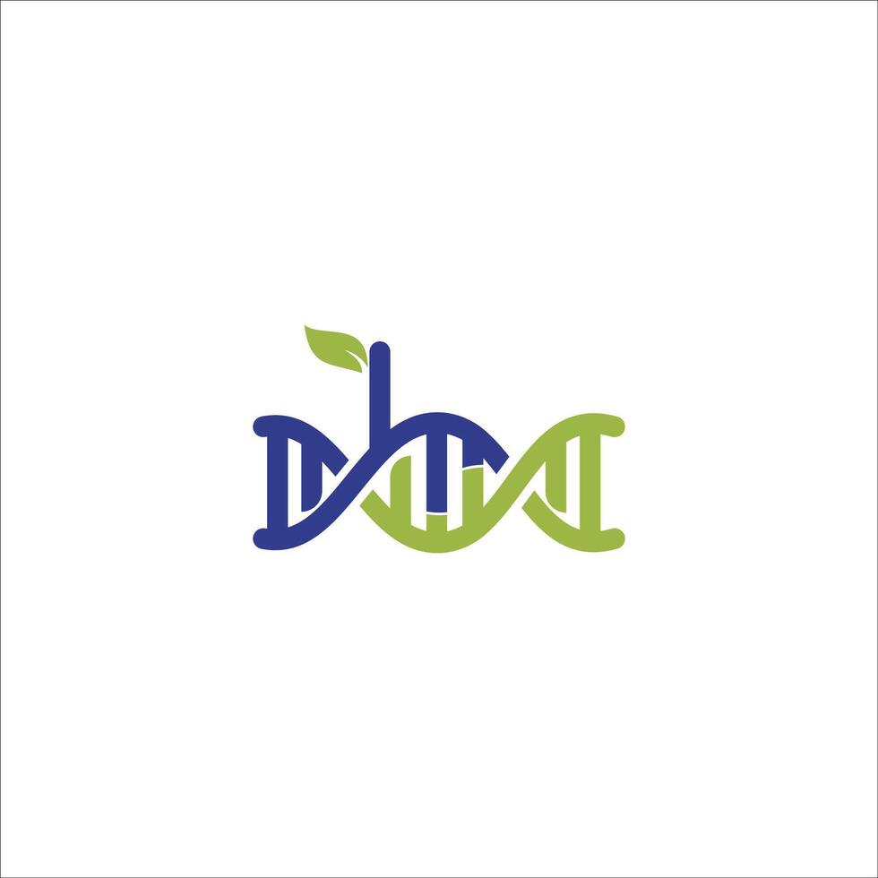 DNA Logo Vector Design Template