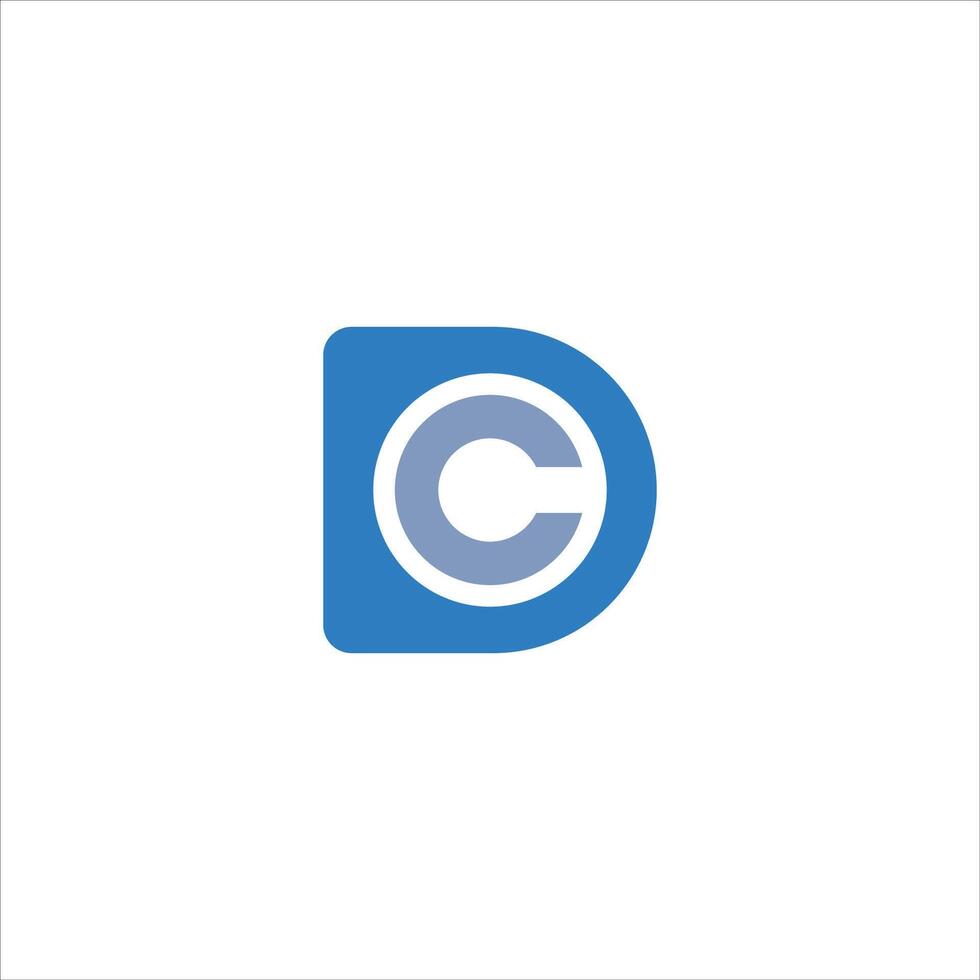 dc and cd letter logo design .dc,cd initial based alphabet icon logo design vector