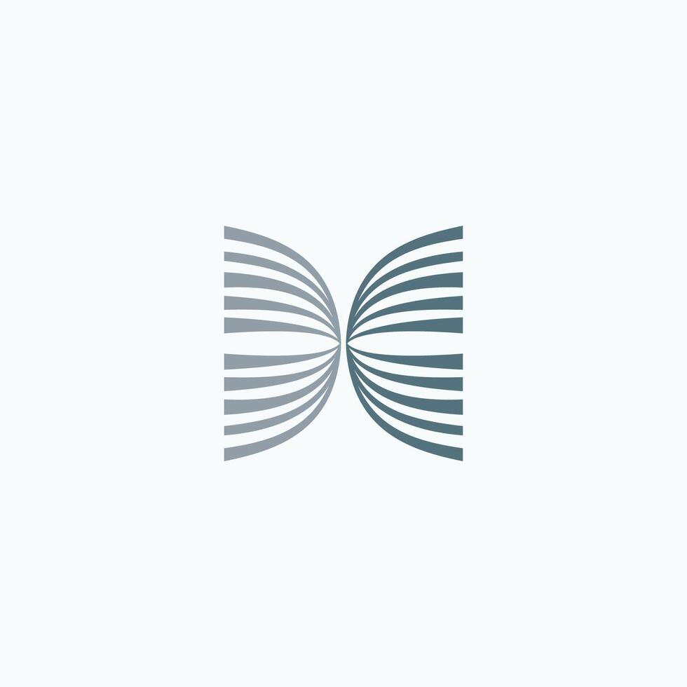 initial logo cd, dc, d inside c rounded letter negative space logo vector