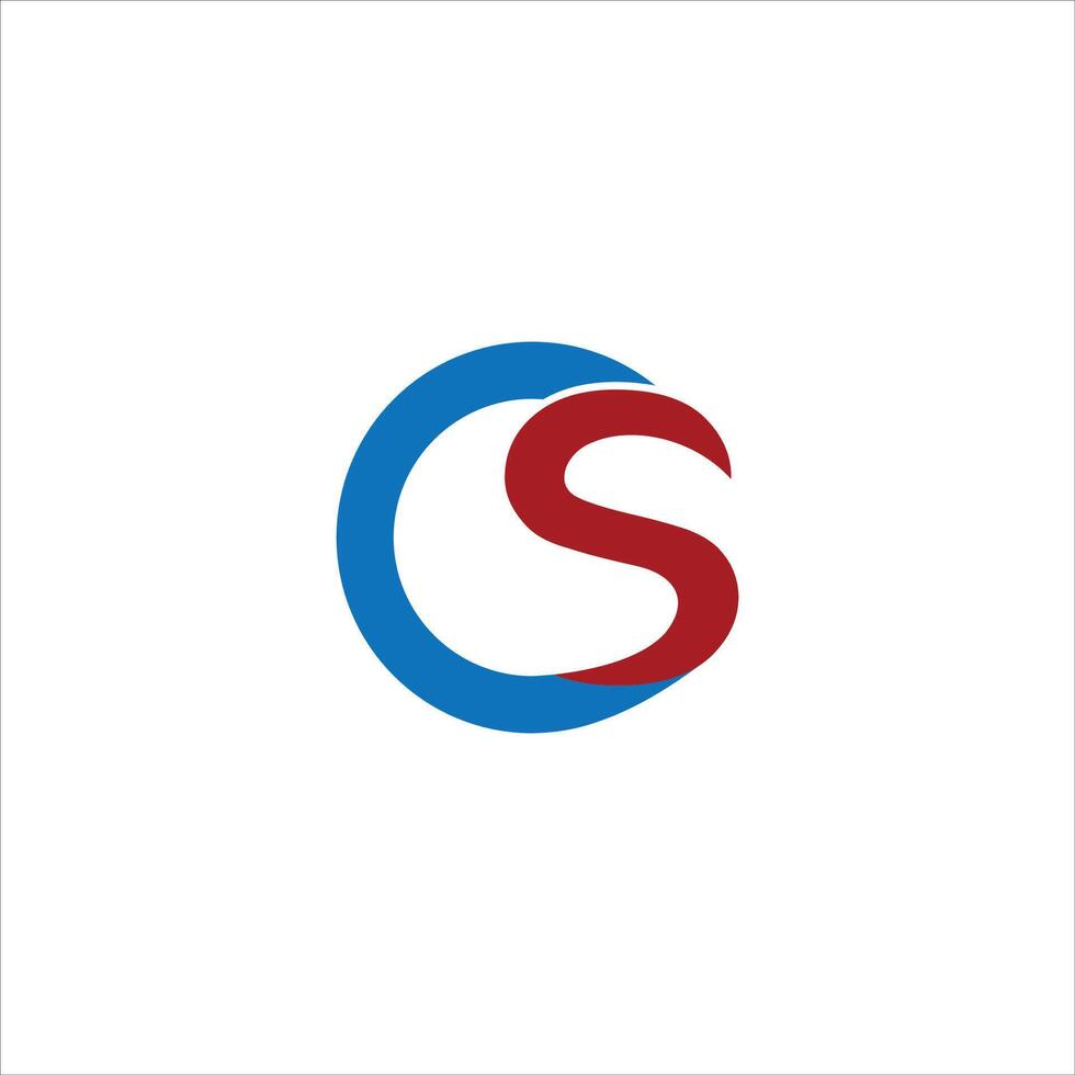CS and SC creative initial based letter icon logo vector designs