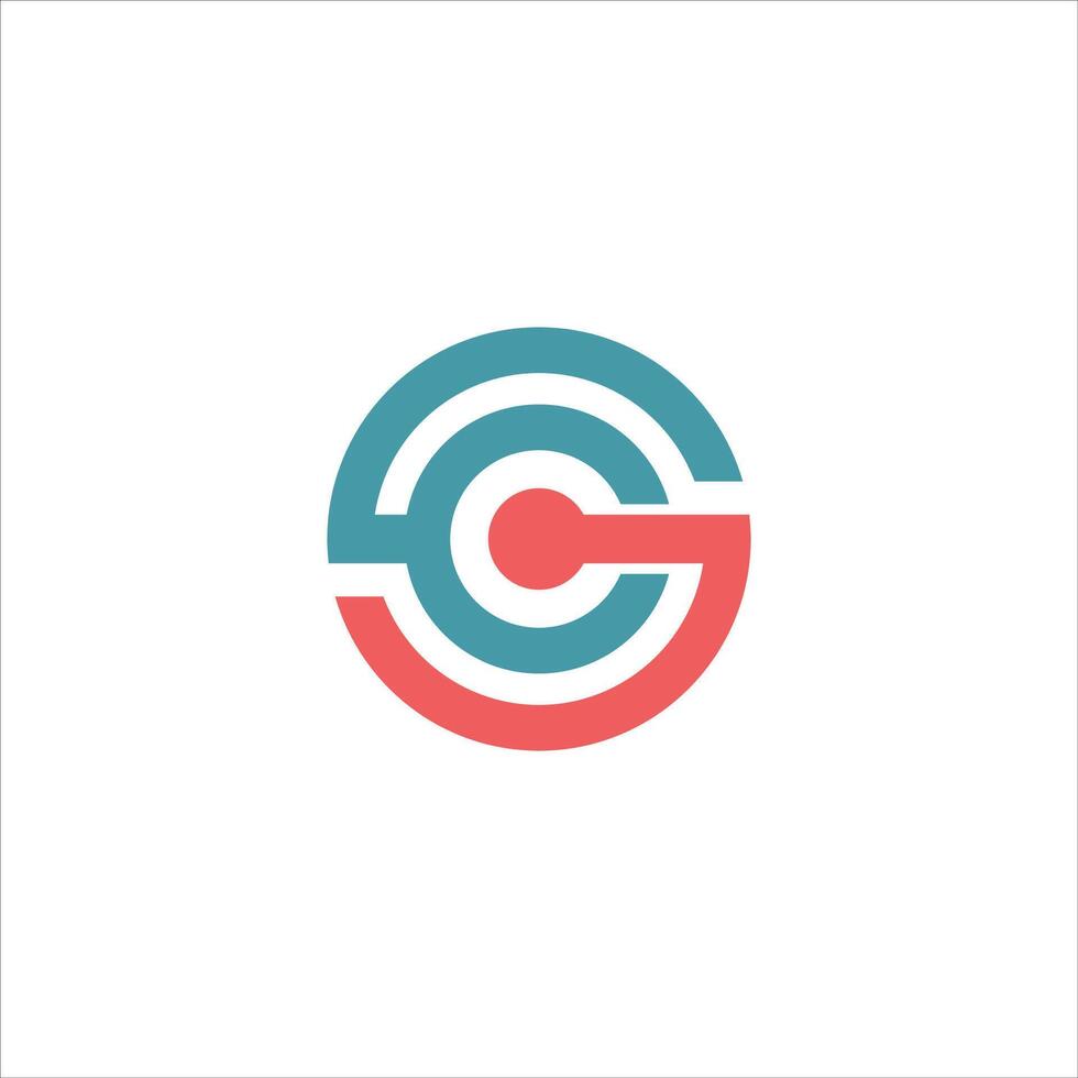 CS and SC creative initial based letter icon logo vector designs