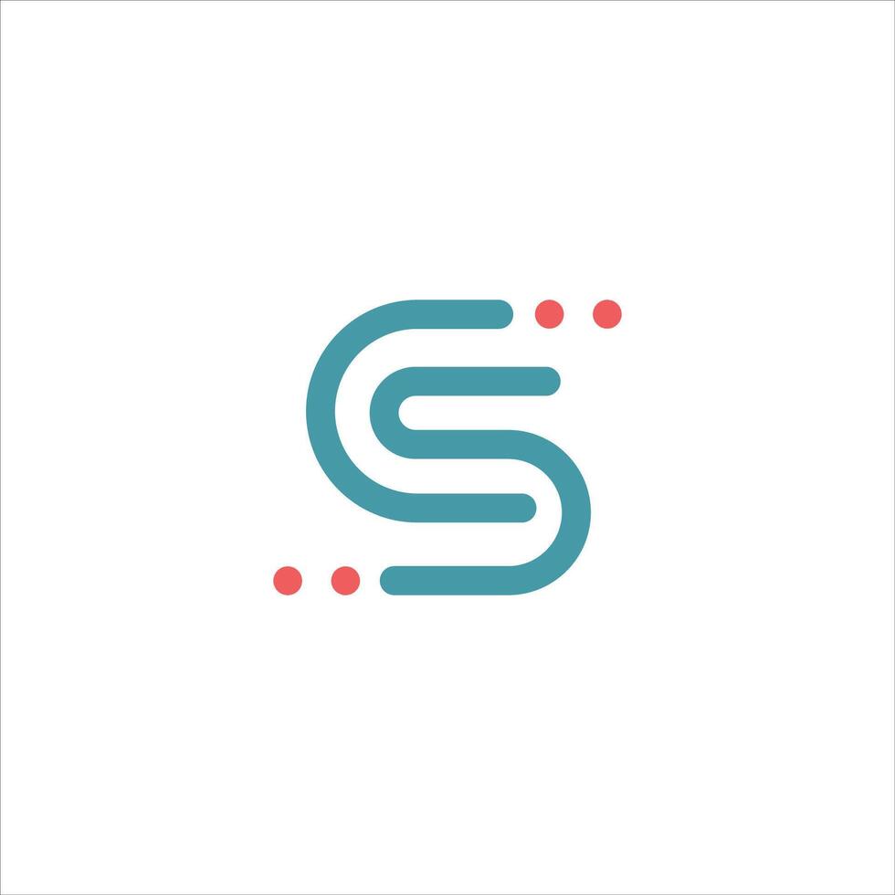 CS and SC creative initial based letter icon logo vector designs