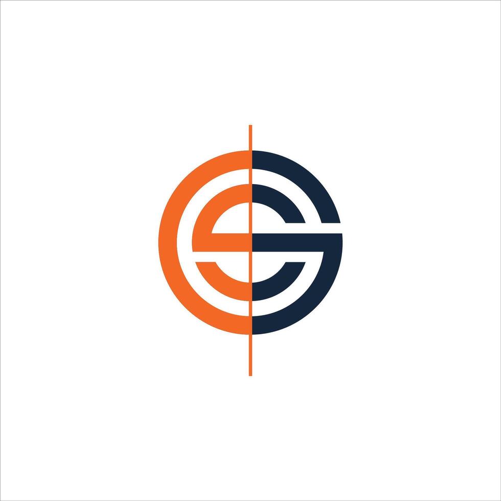 CS and SC creative initial based letter icon logo vector designs