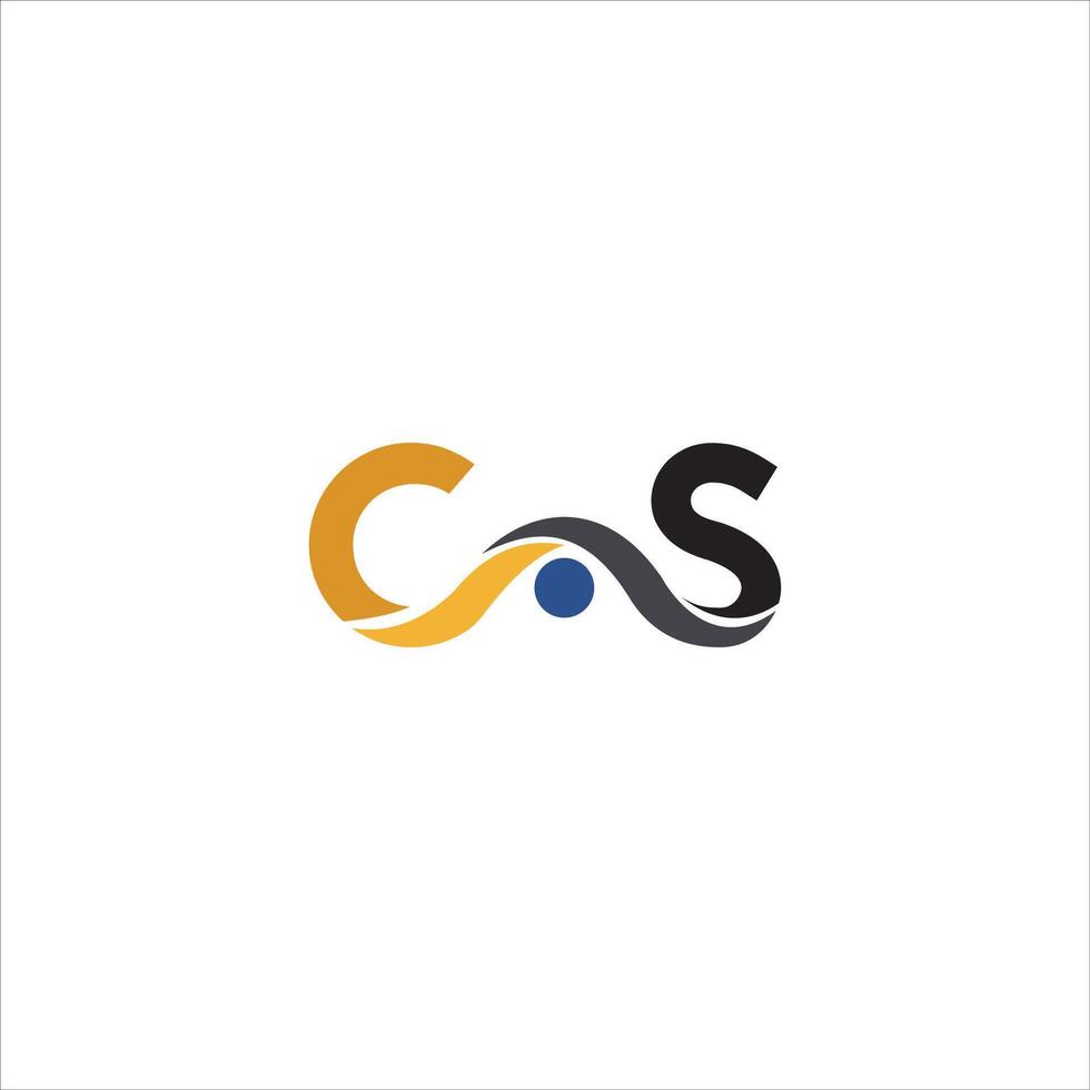 CS and SC creative initial based letter icon logo vector designs