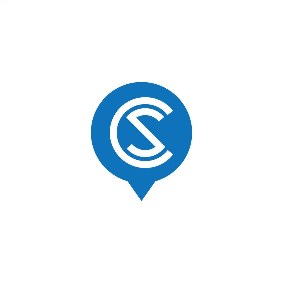 CS and SC creative initial based letter icon logo vector designs