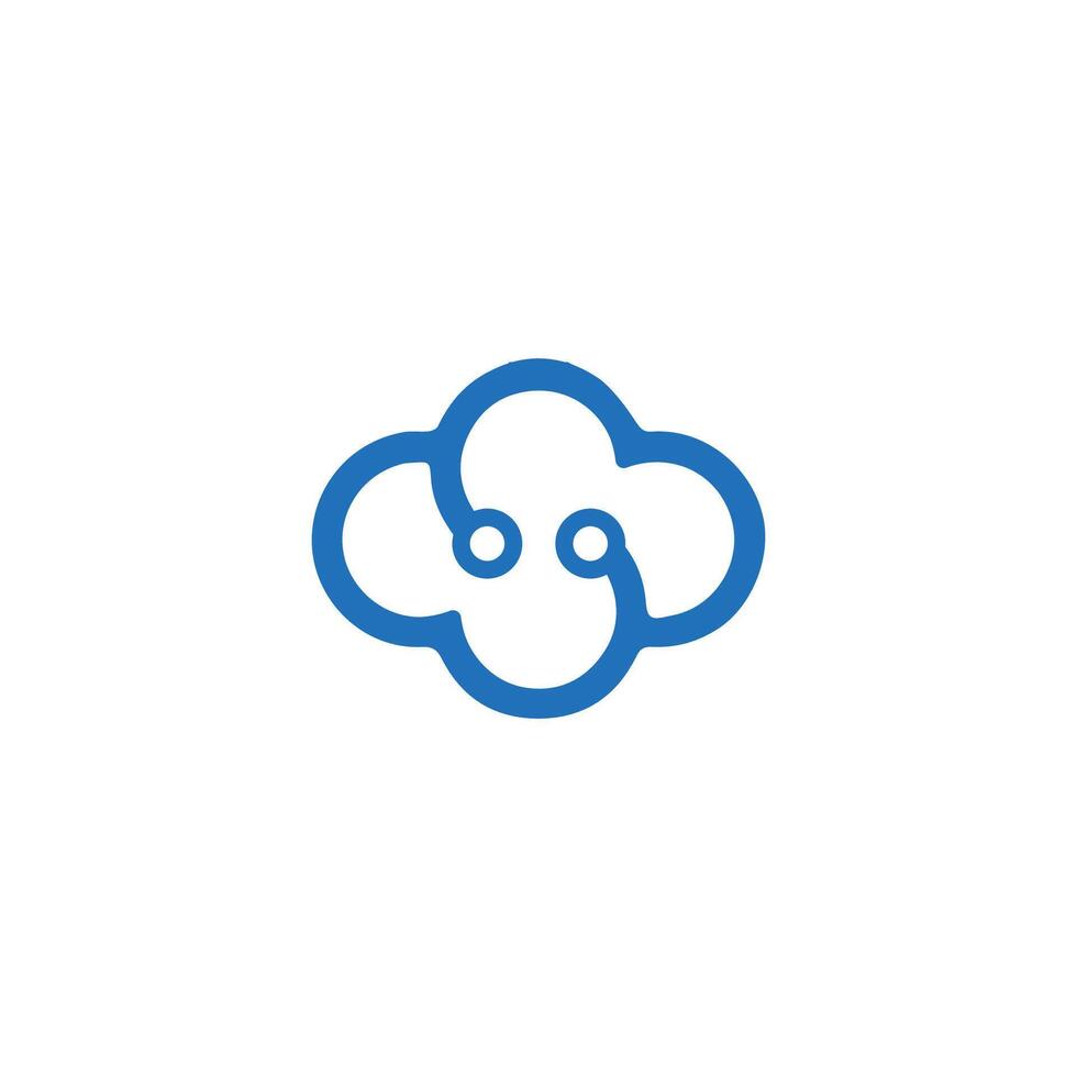 Cloud Logo design template vector