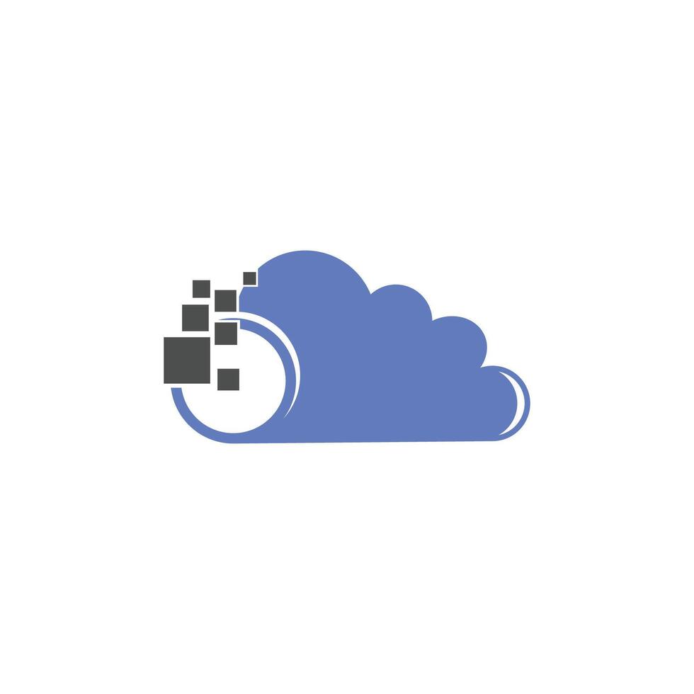 Cloud Logo design template vector