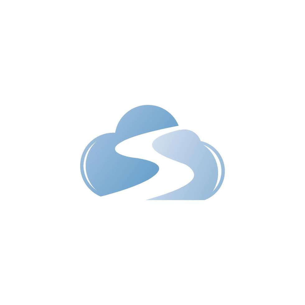 Cloud Logo design template vector