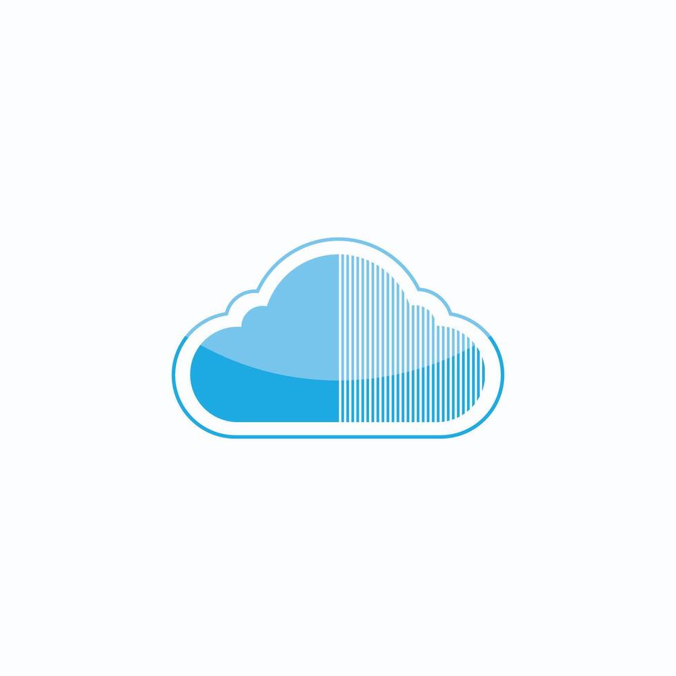 Cloud Logo design template vector