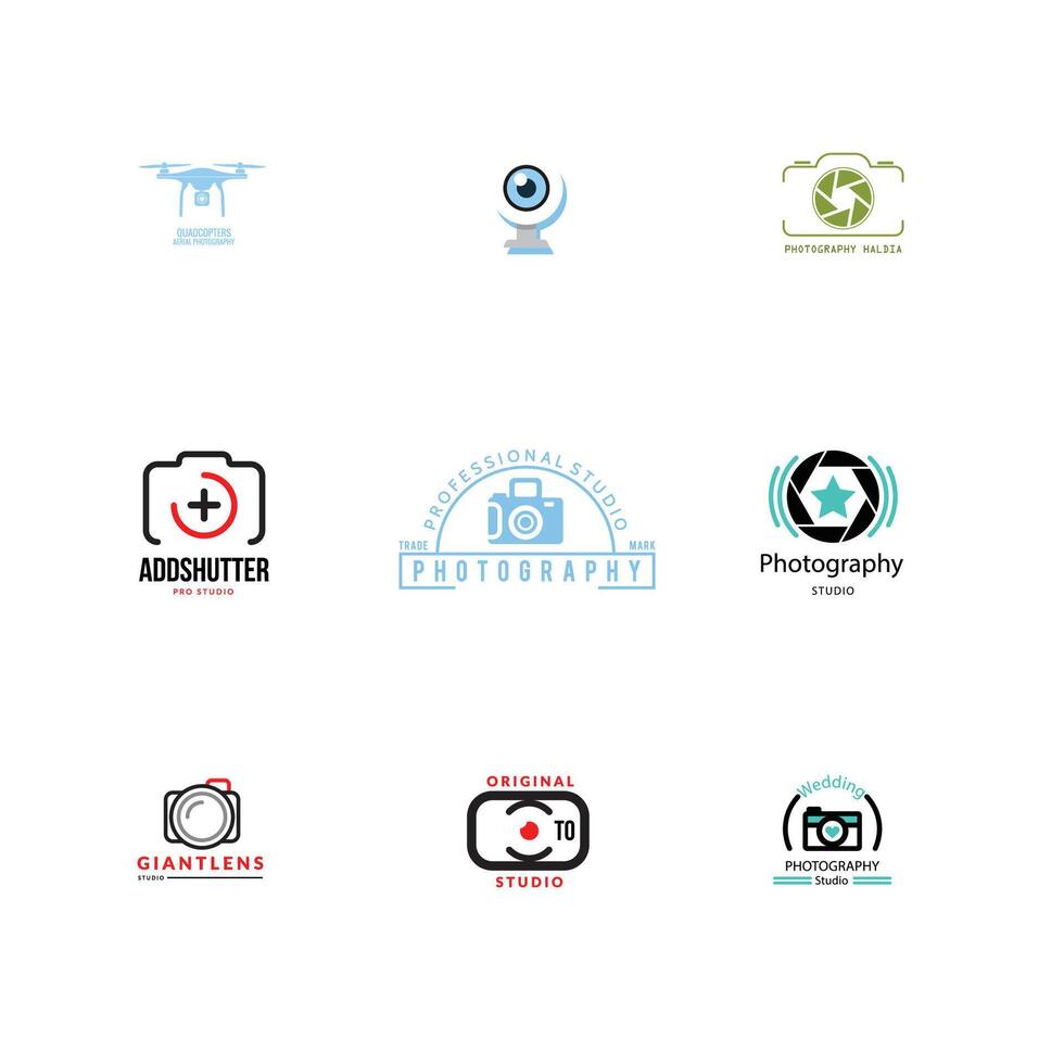 On Camera Logo template design vector
