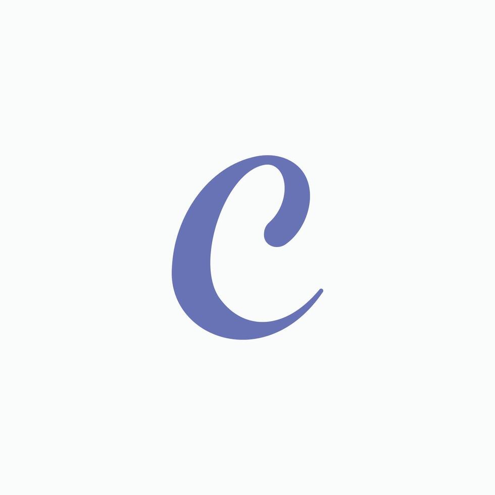 Initial letter c logo vector design template