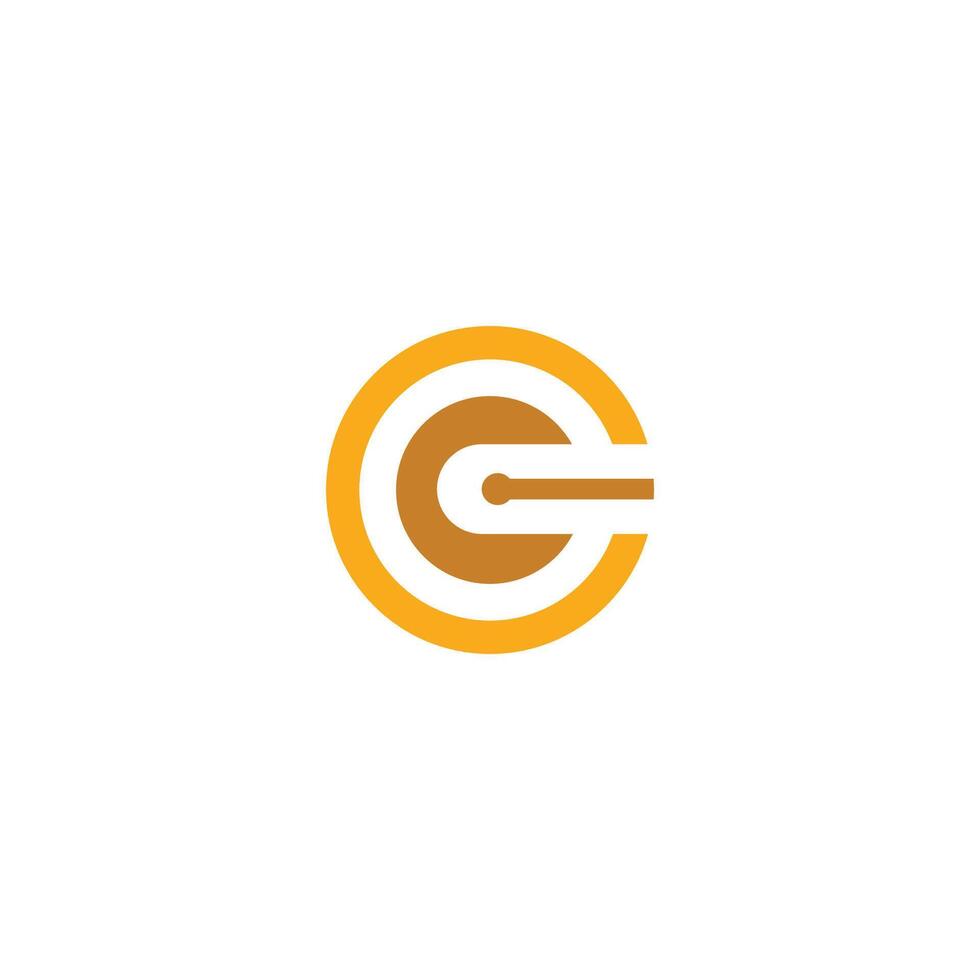 Initial letter c logo vector design template