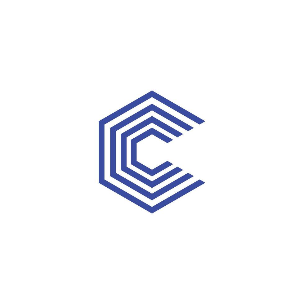 Initial letter c logo vector design template