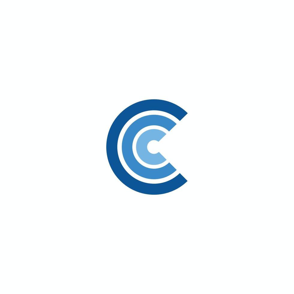 Initial letter c logo vector design template