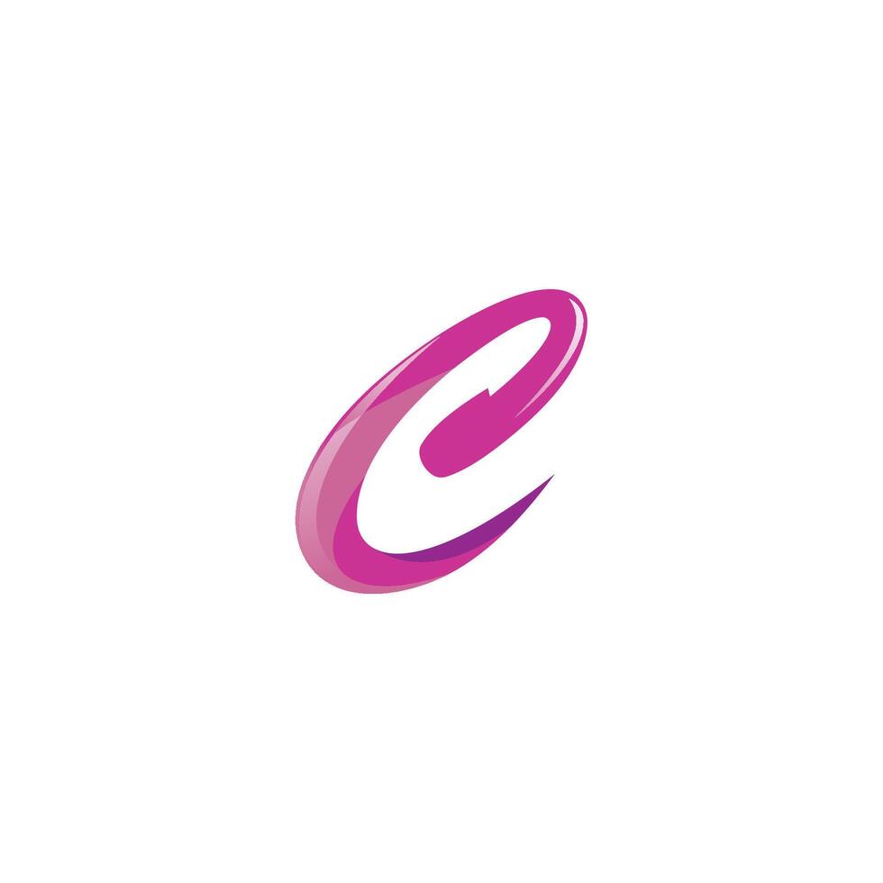 Initial letter c logo vector design template