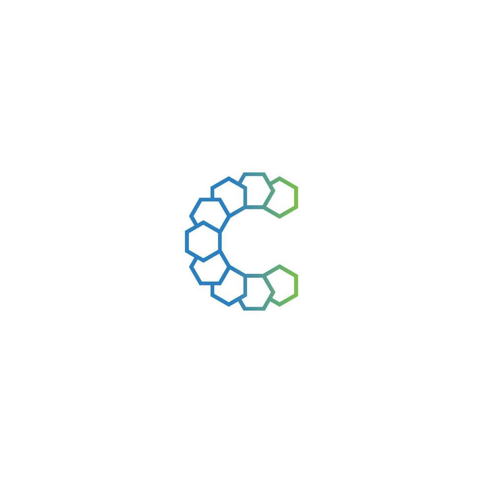 Initial letter c logo vector design template