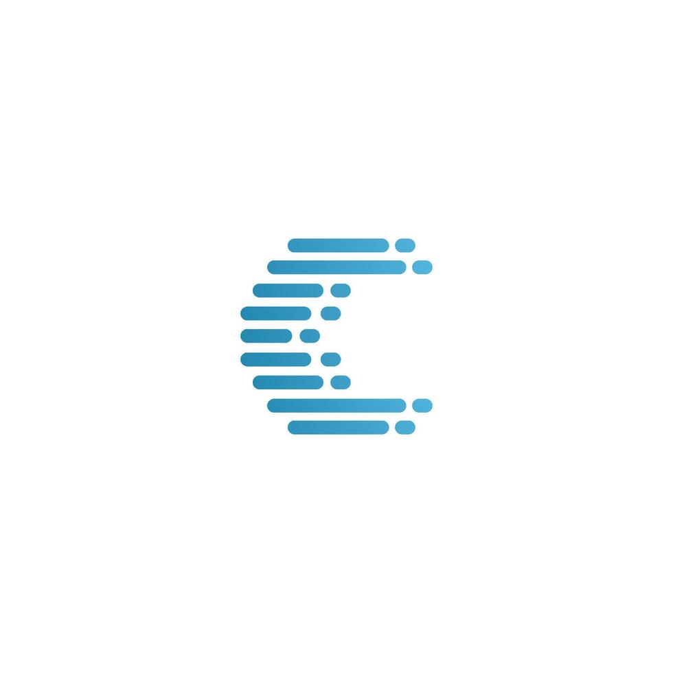 Initial letter c logo vector design template