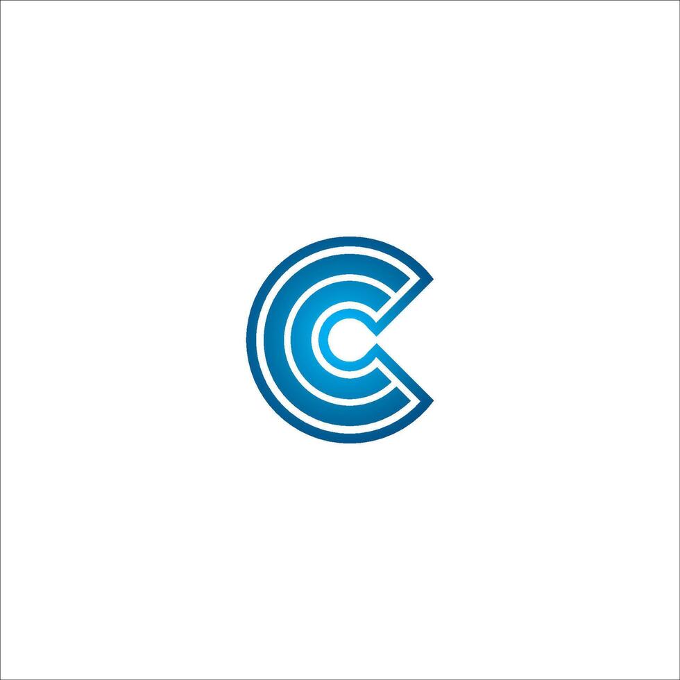 Initial letter c logo vector design template