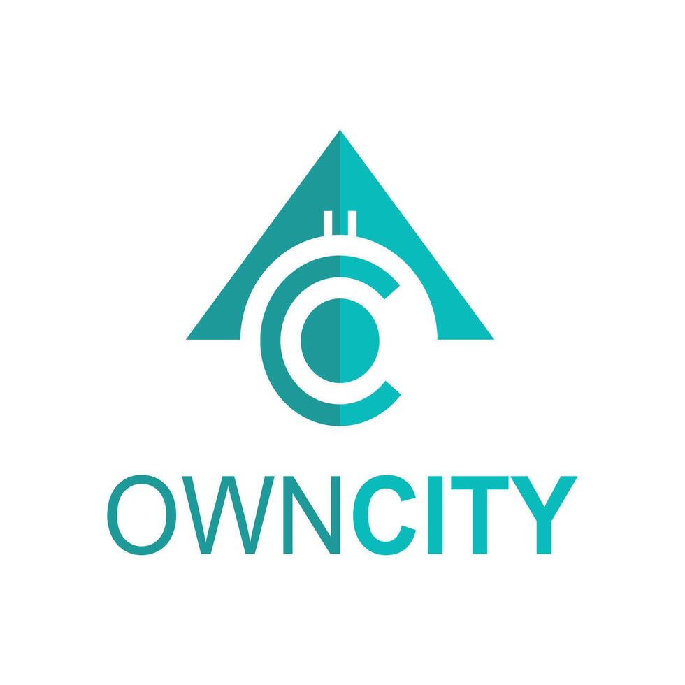 Sun over Cityscape Skyscrapers Business city Logo design vector template. Real Estate Architecture Construction Logotype concept icon.
