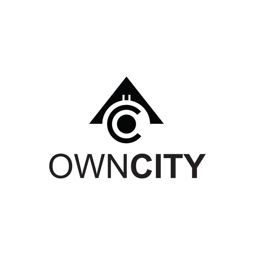 Sun over Cityscape Skyscrapers Business city Logo design vector template. Real Estate Architecture Construction Logotype concept icon.
