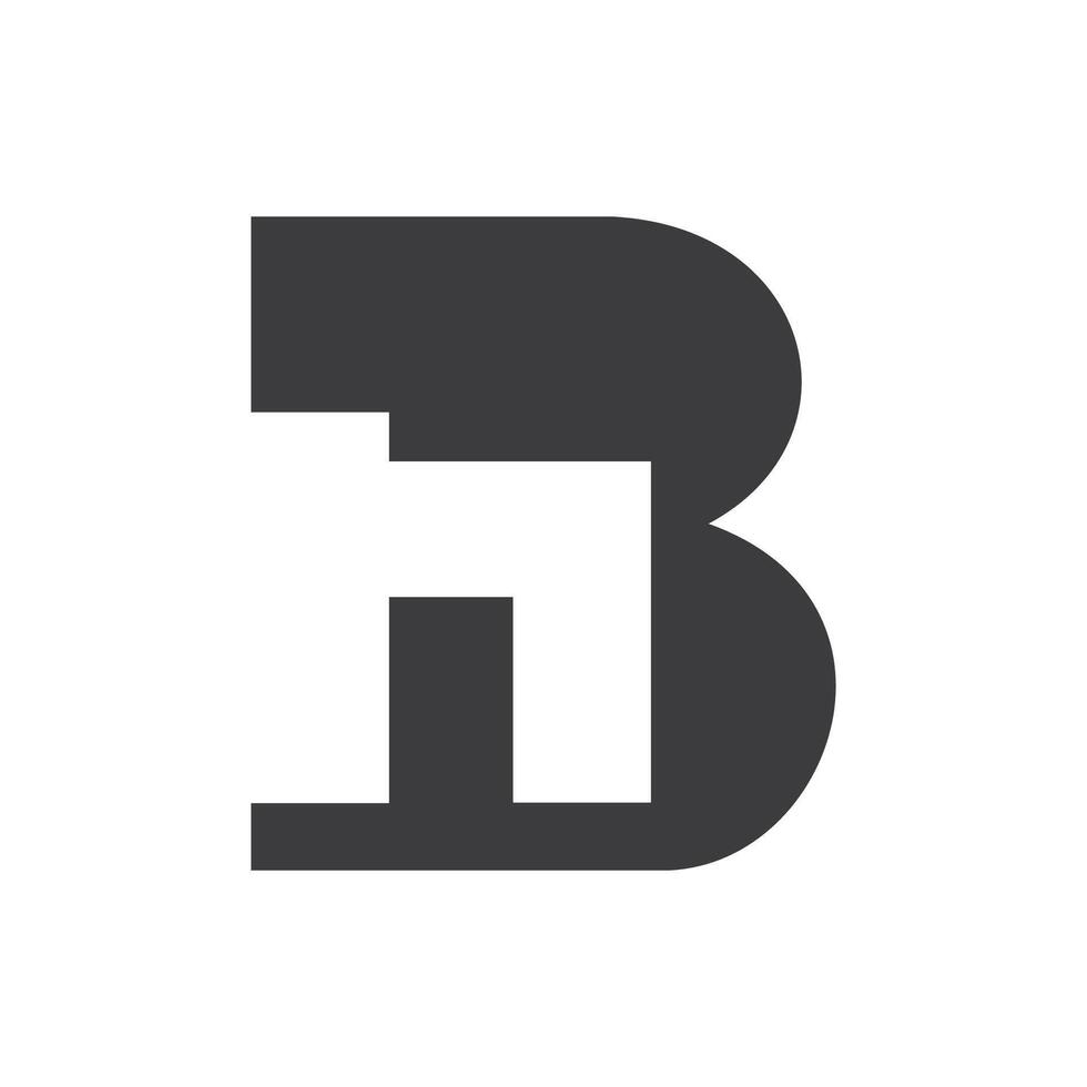 Initial bn letter logo vector template design. Creative abstract letter nb logo design. Linked letter nb logo design.
