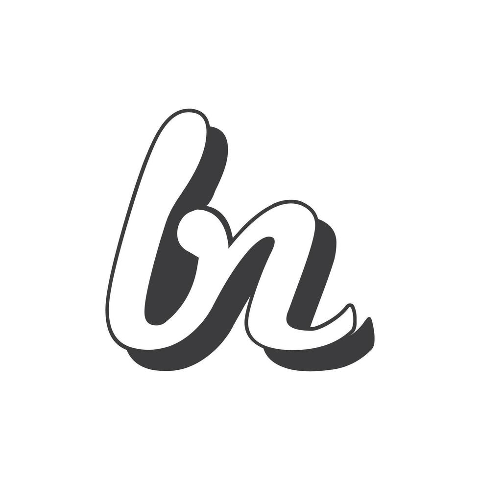 inicial bn letra logo vector modelo diseño. creativo resumen letra nótese bien logo diseño. vinculado letra nótese bien logo diseño.