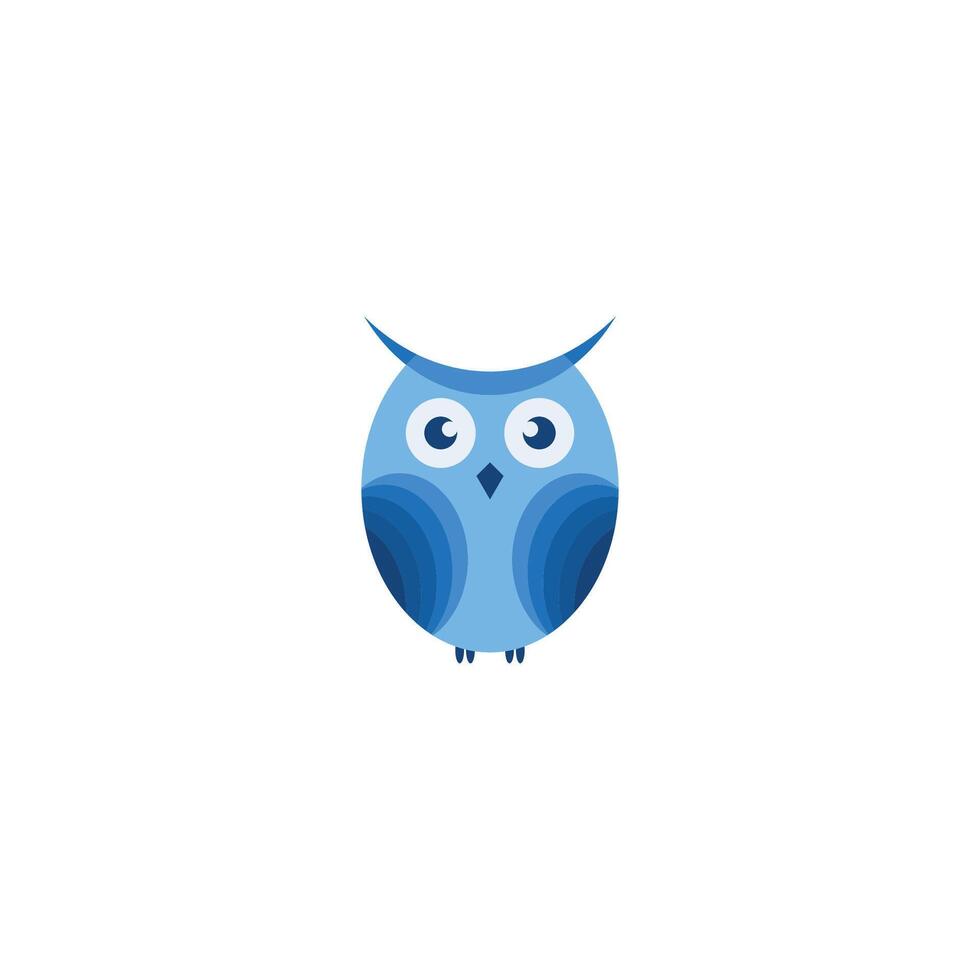 Owl Logo icon shield wing creative Modern Design. Owl logo with leaf icon vector. vector