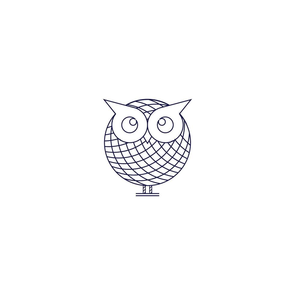 Owl Logo icon shield wing creative Modern Design. Owl logo with leaf icon vector. vector